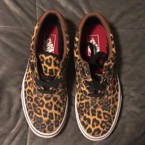 Cheetah print vans